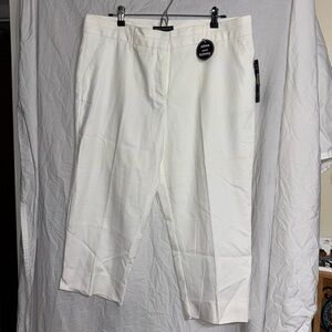 SOLD - White ankle pants/slacks